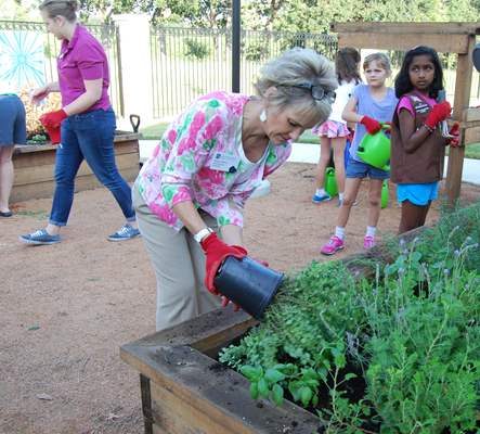 Resident gardening