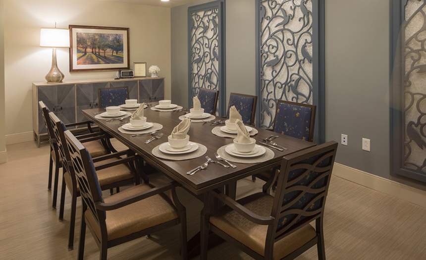 Private dining room